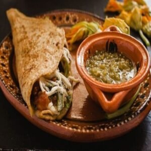 Quesadilla casera de Carnitas