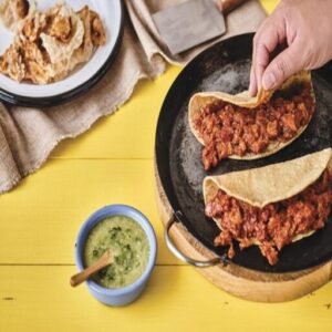 Quesadilla casera de chicharrón